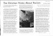 The Christian Thinks About Racism
