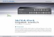 16/24-Port Gigabit Switch - TP-Link