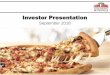Investor Presentation - Papa John's International, Inc