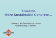 Towards More Sustainable Concrete…