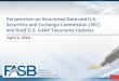 Perspectives on Structured Data and U.S. Securities and 