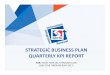 STRATEGIC BUSINESS PLAN QUARTERLY KPI REPORT