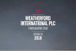 Weatherford International 3Q18 Earnings Presentation 