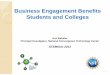 Business Engagement Benefits Students and Colleges
