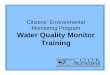 Citizens’ Environmental Monitoring Program Water Quality 