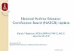 National Asthma Educator Certification Board (NAECB) Update