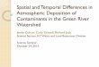 Spatial and Temporal Differences in Bulk Atmospheric 