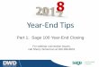 MAS 90/200 Year End Tips and Tricks
