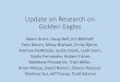 Update on Research on Golden Eagles