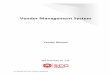Vendor Management System - SCG
