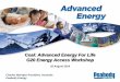 Coal: Advanced Energy For Life G20 Energy Access Workshop