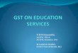 GST ON EDUCATION SERVICES