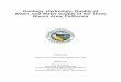 Geology, Hydrology, Quality of Water, and Water Supply of 