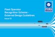 Fleet Operator Recognition Scheme - External Design Guidelines