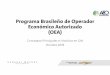 Programa Brasileño de Operador Económico Autorizado (OEA)