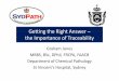 Getting the Right Answer – the Importance of Traceability