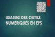 USAGES DES OUTILS NUMERIQUES EN EPS - académie de Caen