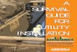A SURVIVAL GUIDE FOR UTILITY INSTALLATION