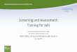 BHA Screening and Assessment Training for Jails