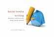 social media writing slideshare - CommonSpaces