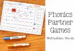 Phonics Partner Games - Multi-Syllabic Words