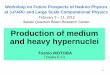 Production of medium and heavy hypernuclei