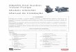 EBARA End Suction Volute Pumps Modelo GS/GSD Manual de 
