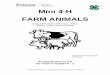 Mini 4-H FARM ANIMALS