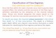 Classification of Flow Regimes THE CRITICAL DEPTH CONCEPT
