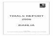 TRIALS REPORT 2006 DAHLIA - RHS