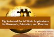Rights-based Social Work: Implications for Research 