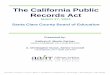 The California Public Records Act
