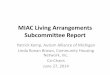 Living Arrangements Subcommittee Report - Michigan