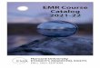 EMR Course Catalog 2021-22