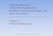 Exploring Microsoft Office 2010 Fundamentals by Robert 