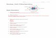Review Unit 2 Biochemistry - Weebly