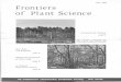 Frontiers of Plant Science Fall 1969 - Connecticut