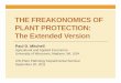 THE FREAKONOMICS OF PLANT PROTECTION: The Extended …