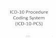 ICD-10 Procedure Coding System (ICD-10-PCS)
