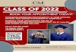 Class of 2022 Senior Appointment flyer