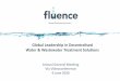 Global Leadership in Decentralised Water Wastewater 