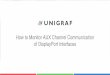How to Monitor AUX Channel Communication of DisplayPort 