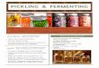 Pickling and fermenting - NCSU