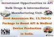 Investment Opportunities in API Bulk Drugs & …