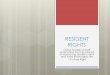 RESIDENT RIGHTS - Michigan Masons