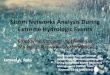 Storm Networks Analysis during Extreme Hydrologic Events