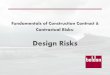 Fundamentals of Construction Contract & Contractual Risks