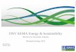 DNV KEMA Energy & Sustainability - MZV