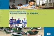 SECONDARY EDUCATION IN INDIA