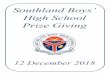 Southland Boys’ High School Prize Giving